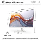 HP Series 5 27 inch FHD Monitor with Speakers - 527sa