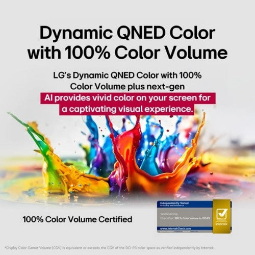 LG QNED evo AI 65QNED85AUA TV 65" 4K Ultra HD Smart TV Wi-Fi Black