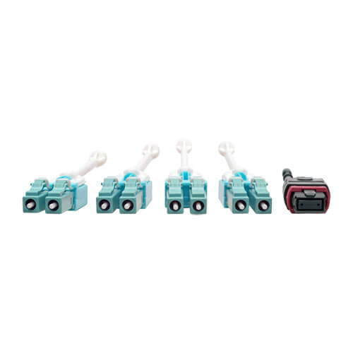 Eaton N845-01M-8L-MG InfiniBand/fibre optic cable 39.4" (1 m) MPO/MTP LC OFNP Aqua color, Black