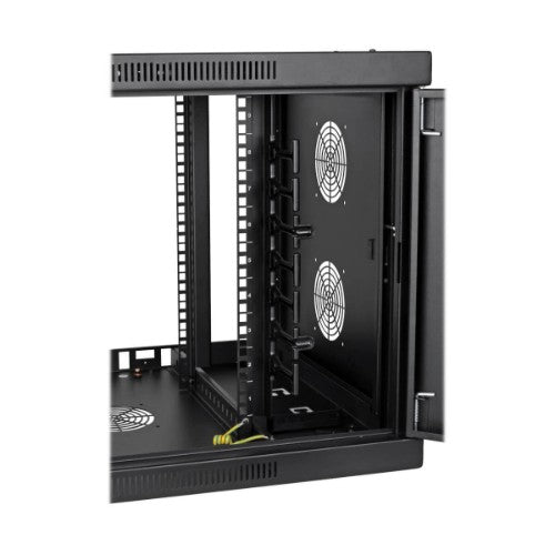 Tripp Lite SRW9UDPVRT rack cabinet 9U Wall mounted rack Black