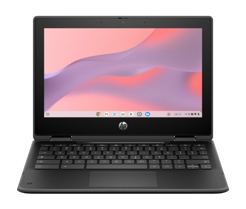 HP Fortis x360 11 inch G5 Chromebook Intel® N N200 Hybrid (2-in-1) 11.6" Touchscreen HD 8 GB LPDDR5x-SDRAM 64 GB eMMC Wi-Fi 6E (802.11ax) ChromeOS Black