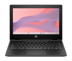 HP Fortis x360 11 inch G5 Chromebook Intel® N N200 Hybrid (2-in-1) 11.6" Touchscreen HD 8 GB LPDDR5x-SDRAM 64 GB eMMC Wi-Fi 6E (802.11ax) ChromeOS Black