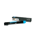 C950X2CG Toner cyan, 22K pages @ 5% coverage