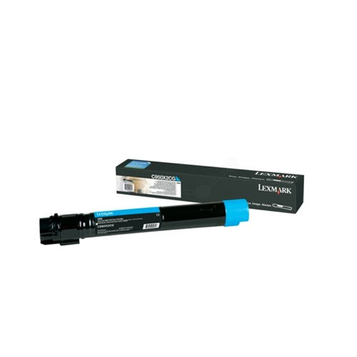 C950X2CG Toner cyan, 22K pages @ 5% coverage