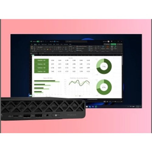 HP ProDesk 4 Mini G1i Desktop AI PC Wolf Pro Security Edition Intel Core Ultra 5 235T 32 GB DDR5-SDRAM 512 GB SSD Windows 11 Pro Mini PC