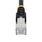 StarTech.com NLBK-2F-CAT6A-PATCH networking cable Black 23.6" (0.6 m) S/FTP (S-STP) Round