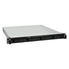 Synology RackStation RS826+ NAS/storage server Rack (1U) AMD Ryzen V1500B 4 GB DDR4 0 TB DiskStation Manager Black, Gray