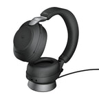Jabra Evolve2 85 Headset Wireless Head-band Office/Call center USB Type-C Bluetooth Black