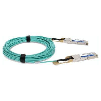 AddOn Networks MFA1A00-C006-AO InfiniBand/fibre optic cable 236.2" (6 m) QSFP28 Aqua color, Silver