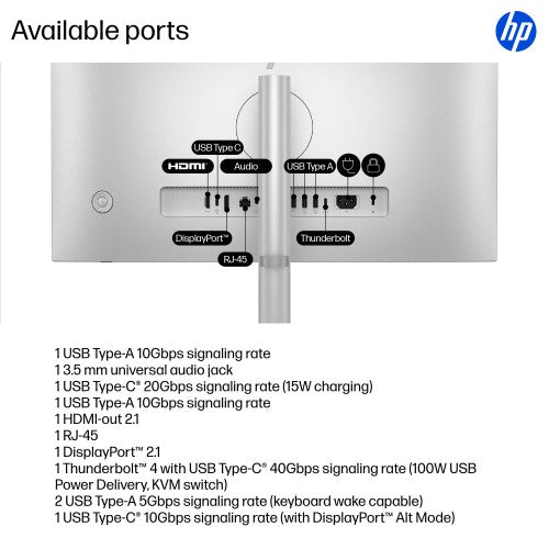 HP EliteStudio 8 All-in-One G1i 23.8 inch Desktop AI PC Wolf Pro Security Edition Intel Core Ultra 7 23.8" 1920 x 1080 pixels 32 GB DDR5-SDRAM Windows 11 Pro Wi-Fi 7 (802.11be)