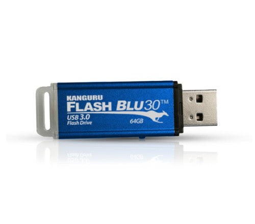 iStorage Kanguru ALK-FB30-64G USB flash drive 64 GB USB Type-A 3.2 Gen 1 (3.1 Gen 1) Blue