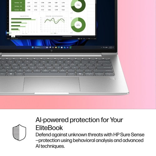 HP EliteBook 6 G1i AI PC Wolf Pro Security Edition Intel Core Ultra 7 265U Laptop 14" WUXGA 16 GB DDR5-SDRAM 512 GB SSD Wi-Fi 7 (802.11be) Windows 11 Pro Silver