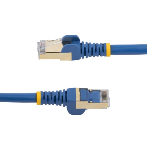 StarTech.com C6ASPAT3BL networking cable Blue 35.4" (0.9 m) Cat6a U/FTP (STP)