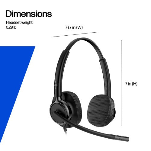 HP Poly Mission 415 Monaural USB Wired Headset