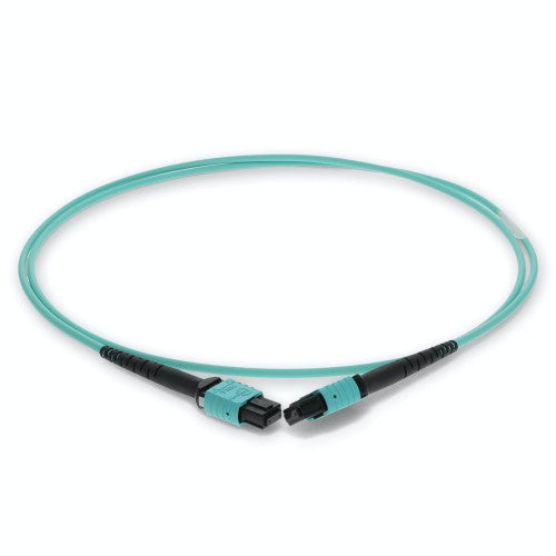 AddOn Networks ADD-MPOMPO-3M5OM4-TAA InfiniBand/fibre optic cable 118.1" (3 m) MPO LOMM Aqua color