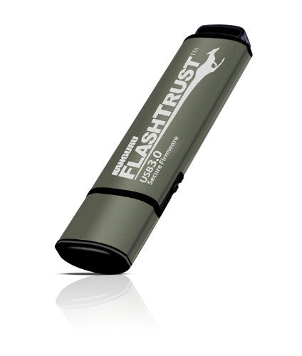 iStorage Kanguru FlashTrust USB 3.0 128GB USB flash drive USB Type-A 3.2 Gen 1 (3.1 Gen 1) Gray