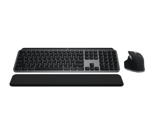 Logitech MX Keys S Combo for Mac keyboard Mouse included Home/Office RF Wireless + Bluetooth QWERTY US English Gray