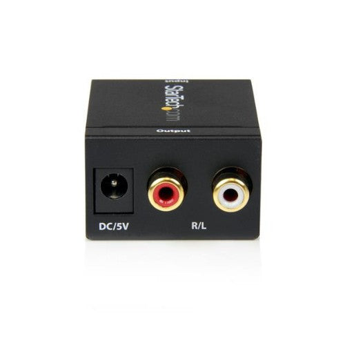 StarTech.com SPDIF2AA audio converter Black