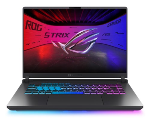 ASUS ROG Strix G16 G615LM-DS94 Intel Core Ultra 9 275HX Laptop 16" WQXGA 16 GB DDR5-SDRAM 1 TB SSD NVIDIA GeForce RTX 5060 Wi-Fi 7 (802.11be) Windows 11 Home Black, Gray