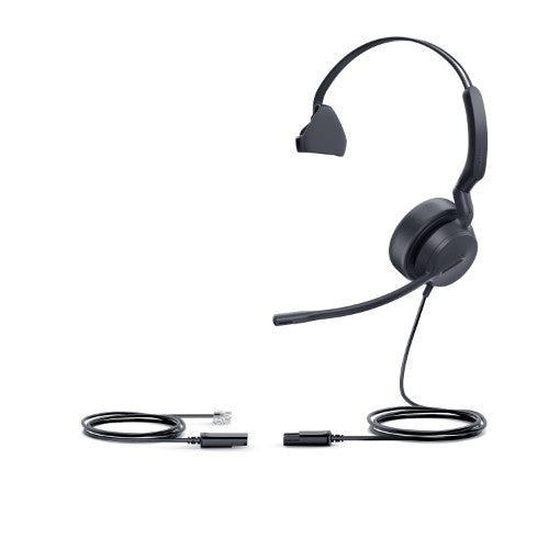 Yealink YHS36 E2 Mono Headset Wired Head-band Office/Call center Black