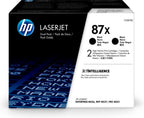 CF287XD (87X) Toner black, 18K pages, Pack qty 2