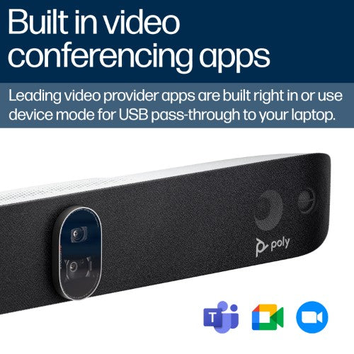 HP Poly Studio X72 All-In-One Video Bar TAA