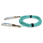 AddOn Networks MFA1A00-C006-AO InfiniBand/fibre optic cable 236.2" (6 m) QSFP28 Aqua color, Silver