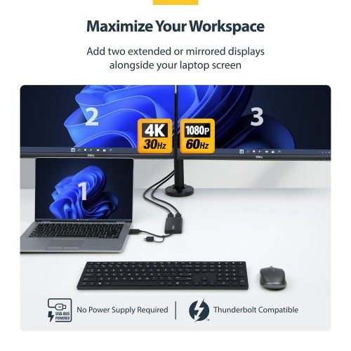 StarTech.com 107B-USB-HDMI-2 USB graphics adapter 3840 x 2160 pixels