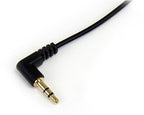 StarTech.com MU1MMSRA audio cable 11.8" (0.3 m) 3.5mm Black