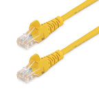 StarTech.com 15 ft Yellow Snagless Category 5e (350 MHz) UTP Patch Cable networking cable 179.9" (4.57 m)