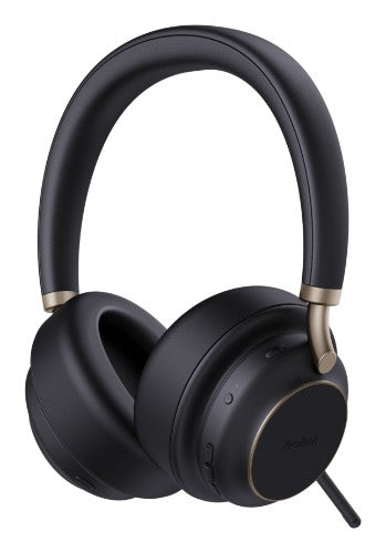 Yealink BH76 Plus + Charging Stand Teams USB-C/A Headset Wireless Head-band Calls/Music USB Type-C / USB Type-A Bluetooth Black