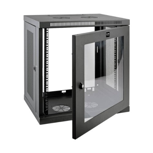Tripp Lite SRW12UG rack cabinet 12U Wall mounted rack Black
