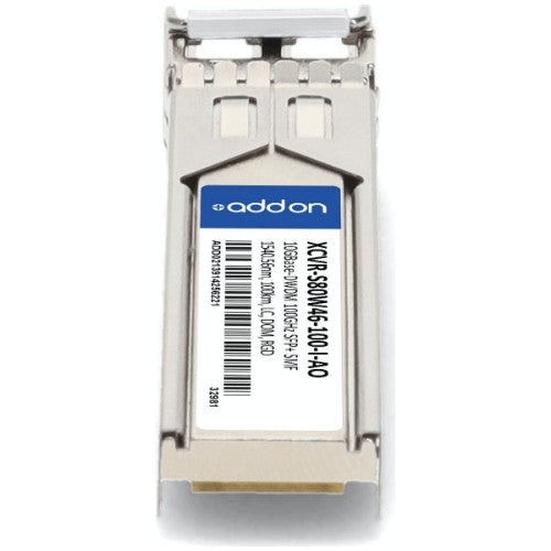 AddOn Networks XCVR-S80W46-100-I-AO network transceiver module Fiber optic 10000 Mbit/s SFP+ 1540.56 nm