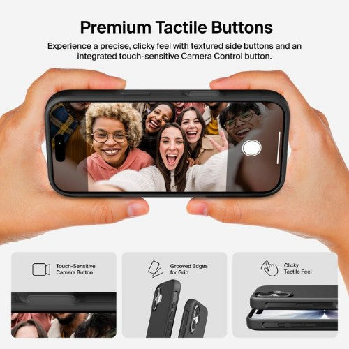 Belkin SheerForce Protect mobile phone case 6.3" Cover Black