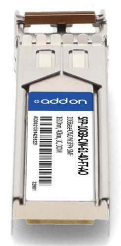 AddOn Networks SFP-10GB-CW-61-40-FT-AO network transceiver module Fiber optic 10000 Mbit/s SFP+ 1610 nm
