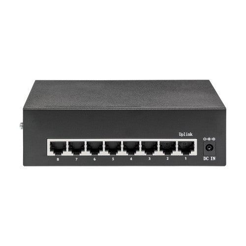 Eaton NG8POE-1 network switch Unmanaged Gigabit Ethernet (10/100/1000) Power over Ethernet (PoE) 1U Black