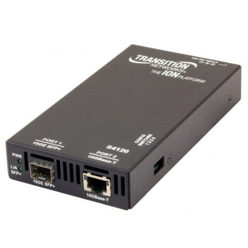 Transition Networks S4120-1048 network media converter 10000 Mbit/s Black
