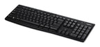 Logitech 920-003051 keyboard RF Wireless English Black