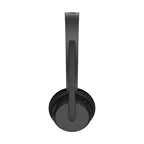 Lenovo 6550 Headset Wireless Head-band Office/Call center USB Type-C Bluetooth Black