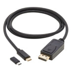 Tripp Lite U444-003-DP-BD video cable adapter 35.8" (0.91 m) USB Type-C DisplayPort Black