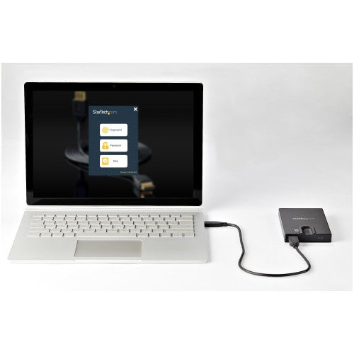 StarTech.com S251BMU3FP storage drive enclosure HDD/SSD enclosure Black 2.5"