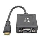 Tripp Lite P131-06N-MINI video cable adapter 6" (0.152 m) Mini HDMI VGA (D-Sub) Black