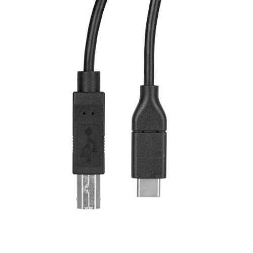 StarTech.com USB2CB50CM USB cable USB 2.0 19.7" (0.5 m) USB C USB B Black