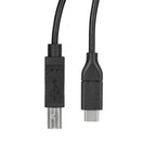 StarTech.com USB2CB50CM USB cable USB 2.0 19.7" (0.5 m) USB C USB B Black
