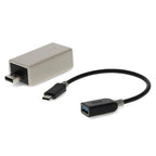 AddOn Networks ADD-SFPTUNE-V1 cable gender changer USB-A USB-C Black, Gray