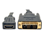 Tripp Lite P130-08N video cable adapter 7.87" (0.2 m) DVI-D HDMI Black