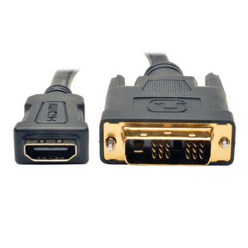 Tripp Lite P130-08N video cable adapter 7.87" (0.2 m) DVI-D HDMI Black