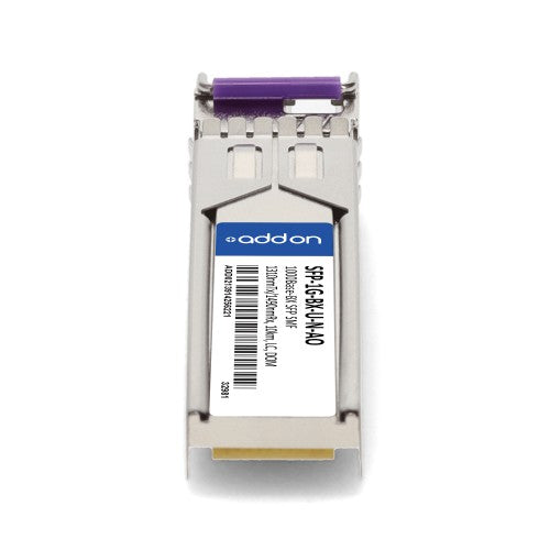 AddOn Networks SFP-1G-BX-U-N-AO network transceiver module Fiber optic 1000 Mbit/s