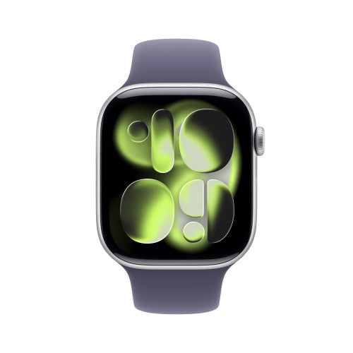 Apple Watch Series 11 OLED 46 mm Digital 416 x 496 pixels Touchscreen Silver Wi-Fi GPS (satellite)