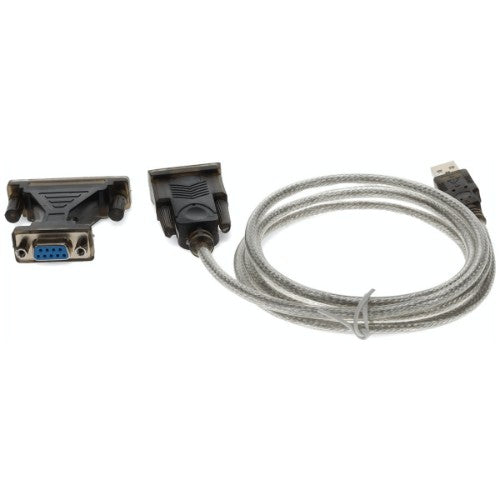 AddOn Networks USB2DB25 serial cable Silver 59.8" (1.52 m) USB Type-A D-sub (DB-25)